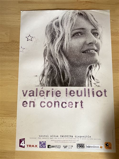 Valérie Leulliot - En Concert - Calderia - 40x60cm - Affiche