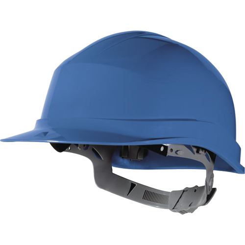 Casque de chantier en polyéthylène bleu ZIRCON I ZIRC1BL - Image 4