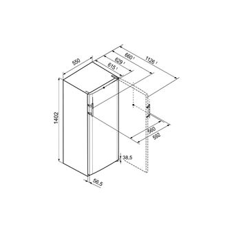 Refrigerateur congelateur en haut Thomson GTD7876DS