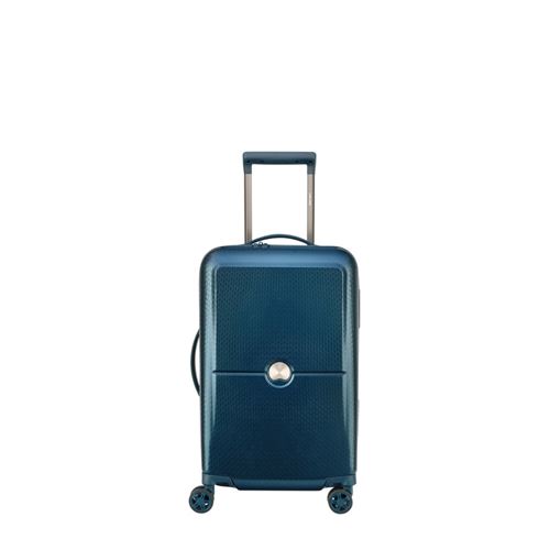 Valise cabine rigide turenne 55 cm bleu Delsey