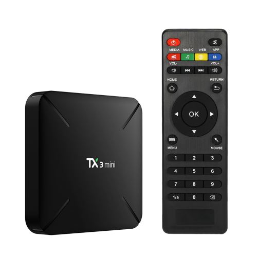 TX3 mini Smart TV Android 7.1 TV Box Amlogic S905W Core H.265 1 Go / 8 Go DLNA WiFi LAN HD Lecteur multimédia
