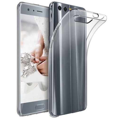 Huawei Honor 9 Housse Etui Housse Coque de protection Silicone [Transparent]