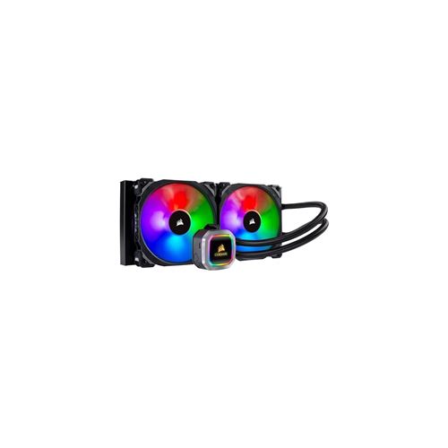 CORSAIR Kit de refroidissement Hydro Series H115i RGB PLATINUM - Radiateur 280mm - Éclairage RGB (CW-9060038-WW)