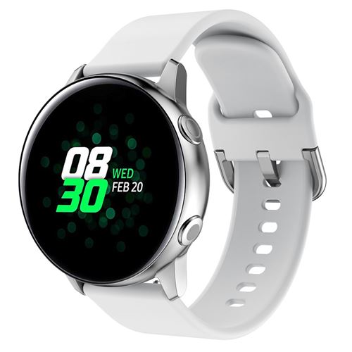 Bracelet en silicone blanc pour votre Huami GTS/Huawei Watch GT2 42MM