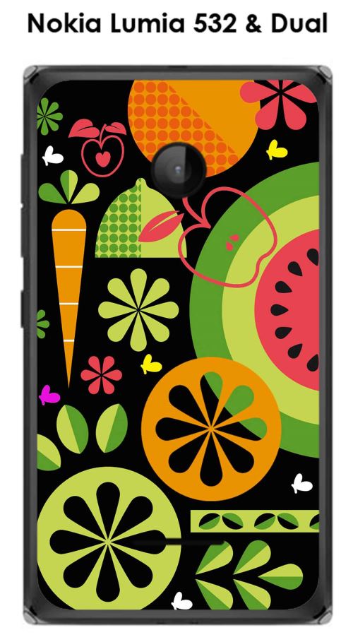 Coque Nokia Lumia 532 & Dual design fruit