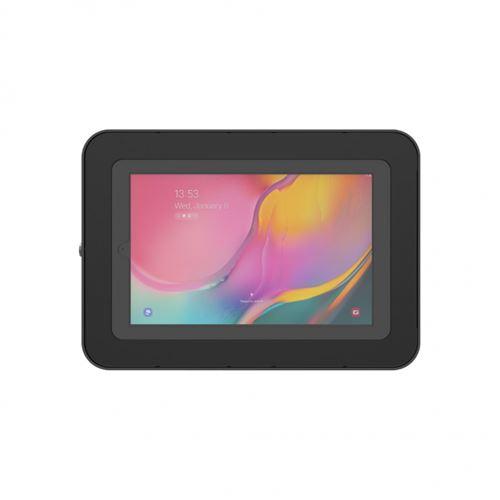 Support Sécurisé Stand Mural Compatible avec Galaxy Tab A 10.1 (2019) - The Joy Factory - Noir - KAS304B
