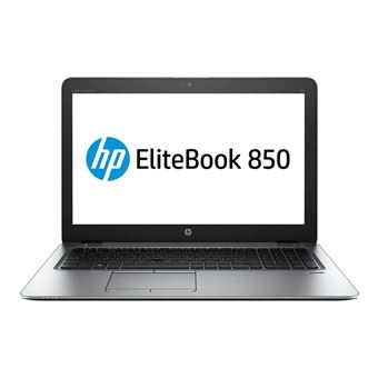 HP EliteBook 850 G3 Notebook - Intel Core i5 - 6200U / jusqu'à 2.8 GHz - Win 7 Pro 64 bits (comprend Licence Windows 10 Pro 64 bits) - HD Graphics 520 - 8 Go RAM - 256 Go SSD - 15.6" TN 1920 x 1080 (Full HD) - Gigabit Ethernet - Wi-Fi 5 - clavier : Suéd - 1