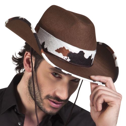 Boland chapeau de cow-boy en polyester brun, taille unique