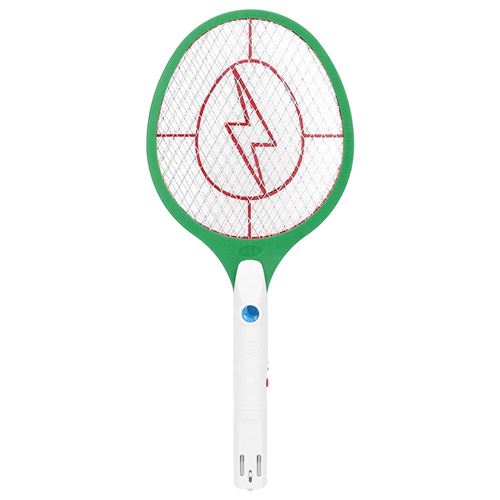 Lampe Anti-moustique Électrique Bug Zapper Swatter Raquette Rechargeable (vert)