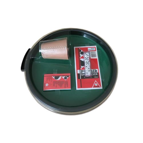 Jeu dés PISTE 32 CM AVEC GOBELET COFFRET PISTE DES GOBELET 32CM PIATNIK Multicolore