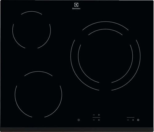 Electrolux EHF6231FOK – Plaque vitrocéramique EHF6231FOK avec 3 zones de cuisson