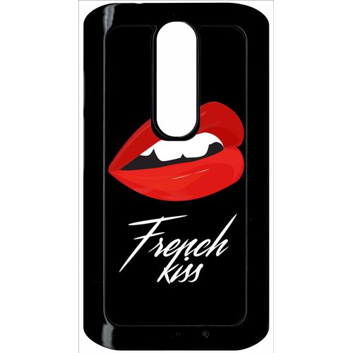 Coque Motorola Moto X Force French Kiss Bouche