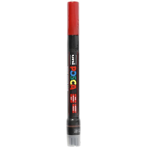 Uni-Ball Stylo-Pinceau Peinture &Agrave; L'eau Poscabrush Rouge