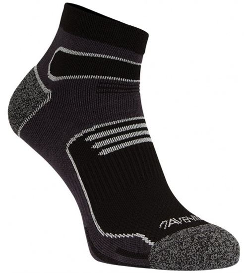 2-Pack socquettes hommes noir / gris taille 35/38