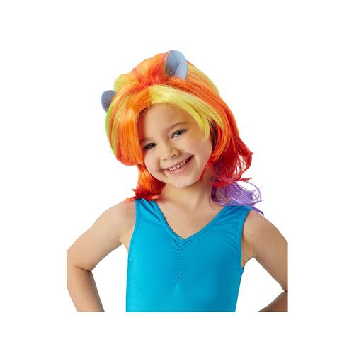 Rubie's-déguisement officiel - My Little Poney- Perruque Rainbow Dash - Taille Unique- I-33894