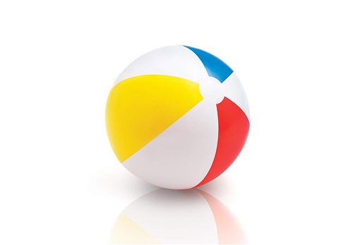 Ballon gonflable de plage imprimé - 51 cm