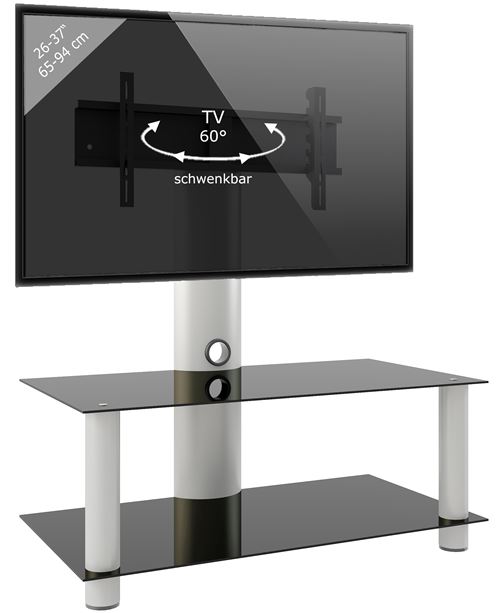 VCM Meuble TV Valeni Mini 95 cm avec support