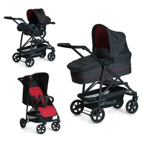 Poussette combinée Rapid 4 Plus Trioset - Caviar Tango
