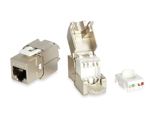 Equip 767213 Keystone Jack Blindé Cat.6a Rj45 Connecteur 8 Pièces