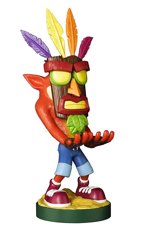 Crash Bandicoot - Figurine Cable Guy Aku Aku Crash 20 cm