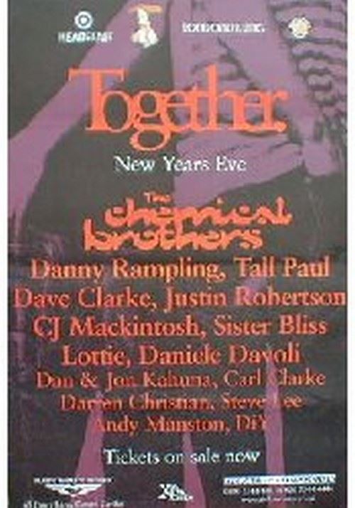 CHEMICAL BROTHERS - 100x150 cm - AFFICHE / POSTER