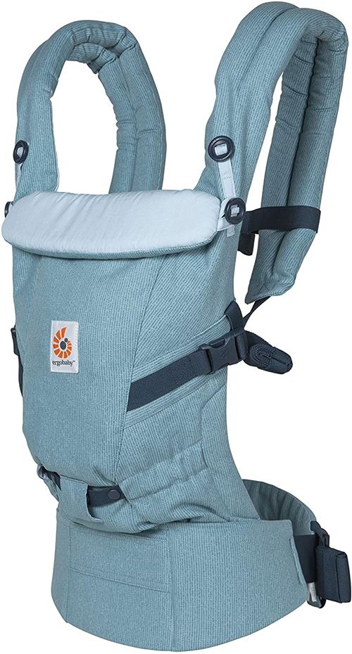 0 05 Sur Porte Bebe Ergonomique Et Physiologique Pour Nouveau Ne Adapt 3 Position Heritage Blue Porte Bebes Achat Prix Fnac