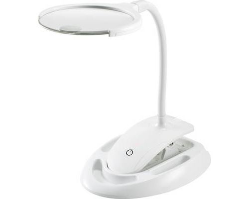 Lampe loupe LED TOOLCRAFT TO-6378552 Grossissement: 1.75 x, 3 x