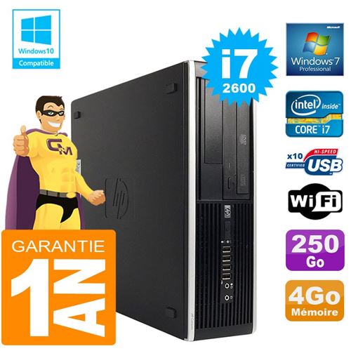 Acheter Pc hp compaq 8300 sff core i7-2600 ram 4go disque 250 go graveur dvd wifi w7 État correct - 239,00 € Pc hp compaq 8300 sff core i7-2600 ram 4go disque 250 go graveur dvd wifi w7 État correct - Hewlett-Packard reconditionné disponible sur Fnac