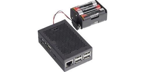 Boîtier Raspberry Pi® Raspberry Pi® rb-strompi2-case noir 1 pc(s)