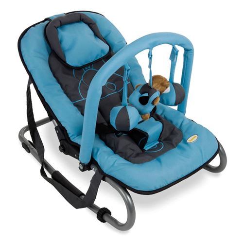 Baninni Transat pour bébé Relax Classic Hippopotame Bleu