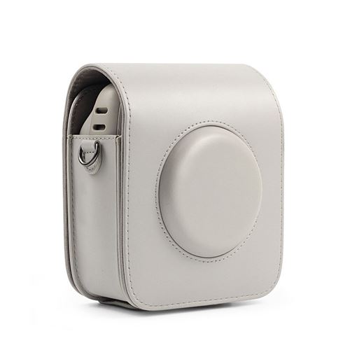 Étui de protection en cuir PU pour Fujifilm Instax Square 20 - Beige