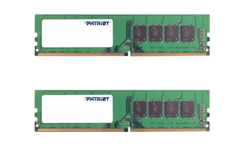 Patriot Memory 8GB DDR4 PC4-17000 8Go DDR4 2133MHz module de mémoire - Modules de mémoire (8 Go, 2 x 4 Go, DDR4, 2133 MHz, 288-pin DIMM, Vert)