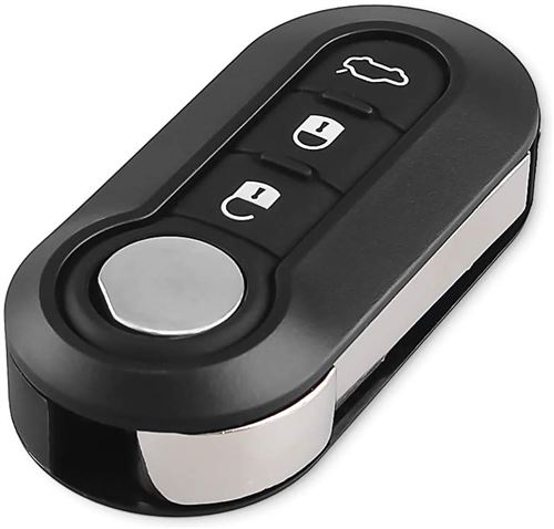 Étui pour clé de voiture avec décoration en strass compatible avec Fiat 500/Panda  Stilo, coque porte-clés, Mode en ligne