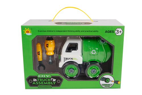 Van Manen garçons de camion à ordures 16 cm vert 24 pièces