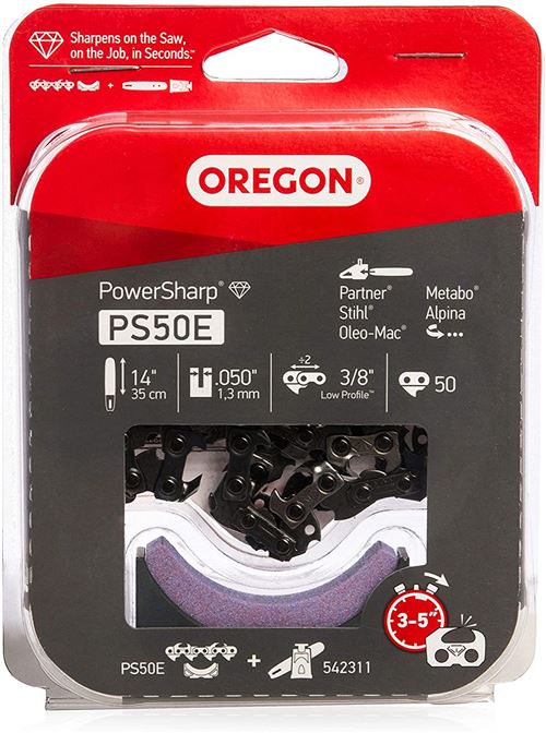 Oregon Ps50e powersharp chaîne tronç+affût