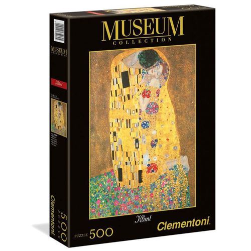 Puzzle Clementoni - Gustav Klimt : Le Baiser, 500 pièces