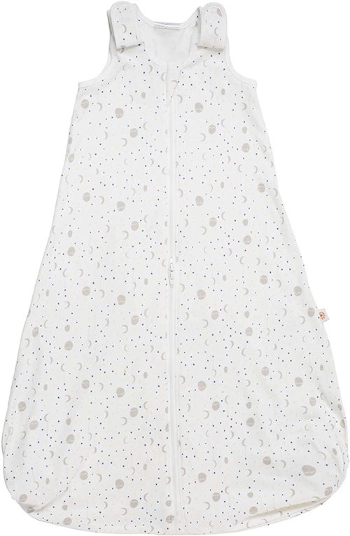 Ergobaby Gigoteuse Bebe 0-6 Mois Lunes d'argent, Grenouillere enfant, Sac de Couchage Bebe Fille Garçon, Coton TOG 0.5