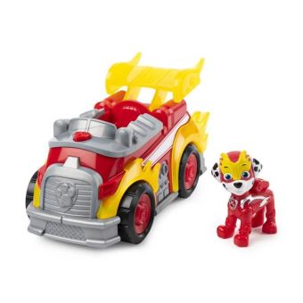 Véhicule et figurine Marcus Mighty Pups Pat Patrouille