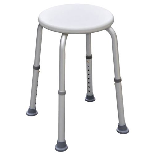 Parcura Siège de bain réglable Blanc 120 kg 52 cm 84801