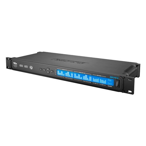 Motu 16A carte son Thunderbolt et USB