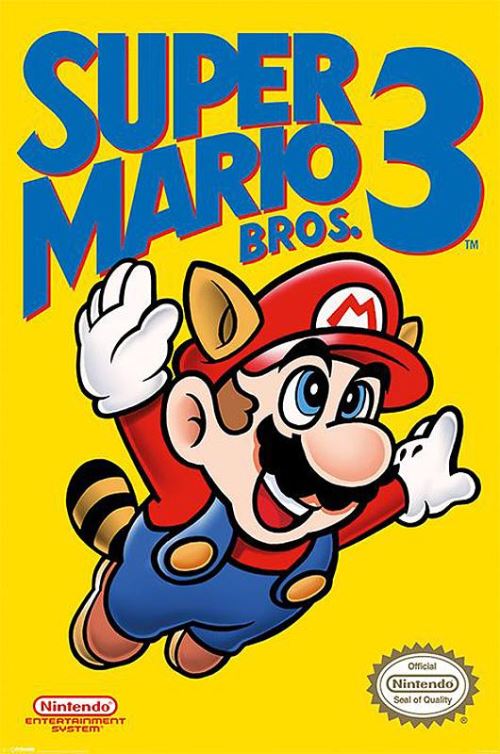 Poster Super Mario Bros. 3 91,5 cm x 61 cm