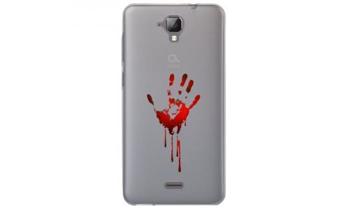 Coque souple pour Altice S40 avec impression Motifs main ensanglantée