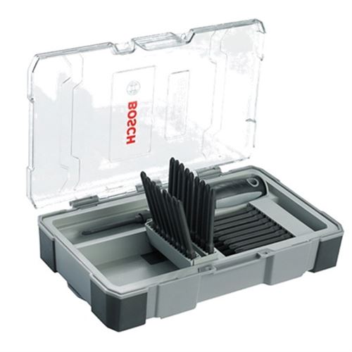 Coffret De Vissage avec Poignée 37 Pièces + Tournevis - Bosch - 2607017320