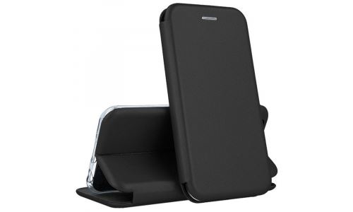 Etui Folio Galaxy J6 rabat latéral coloris noir