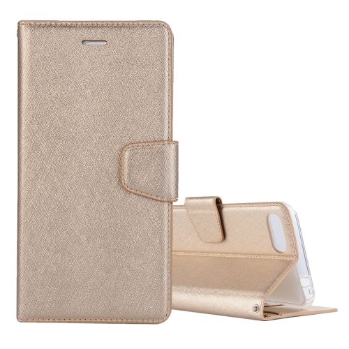 Asus Zenfone 4 Max ZC554KL Housse Etui Cuir PU Doré Texturé ALS46541