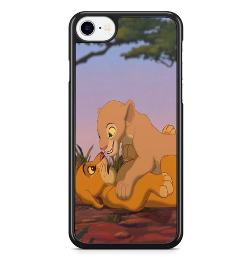 Coque Fifrelin Noire pour iPhone 6 PLUS et iPhone 6S PLUS Simba Nala Le Roi Lion The Lion King Disney