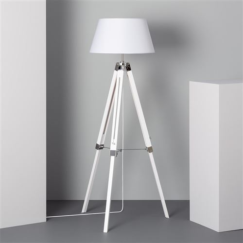 Lampe sur pied Naweza Blanc