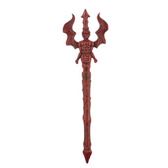 trident sculté diable satanique 71.25cm rouge - Coloris : Jaune204430 Unimasa - 1