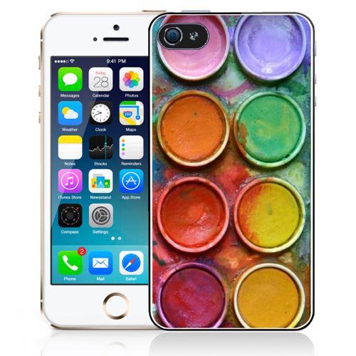 Coque pour iPhone 5C palette peinture