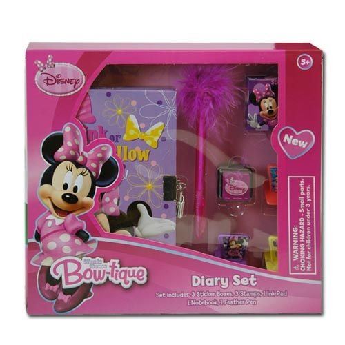 Minnie Mouse Bow-tique Diary Set